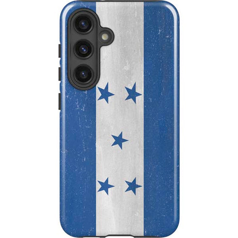 Honduras Flag Distressed Galaxy S25 Impact Case
